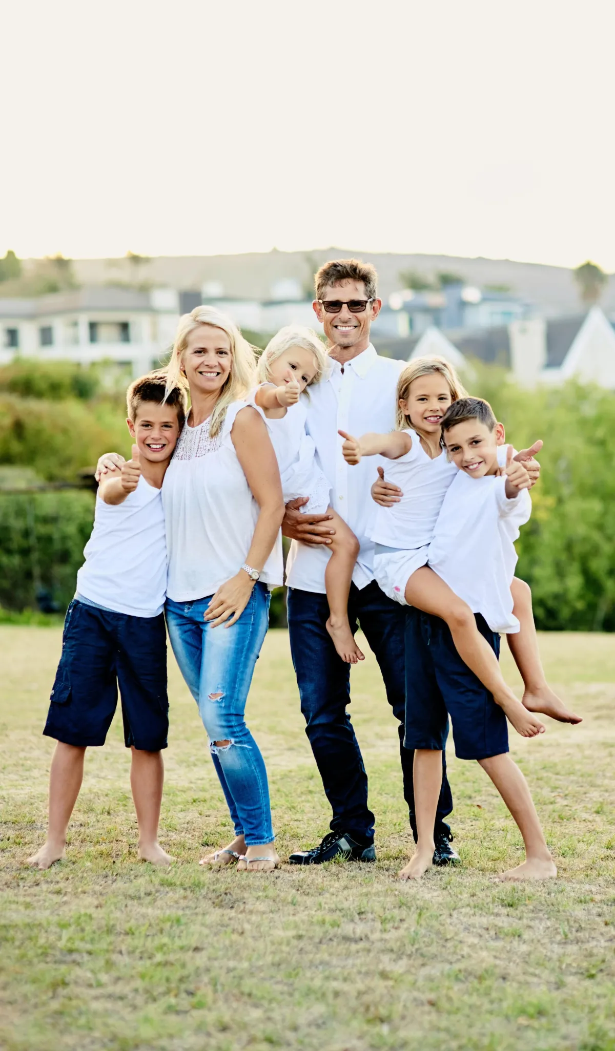 Picture showing happy family satisfied with services of Collective Power in Albemarle County, Virginia State, USA