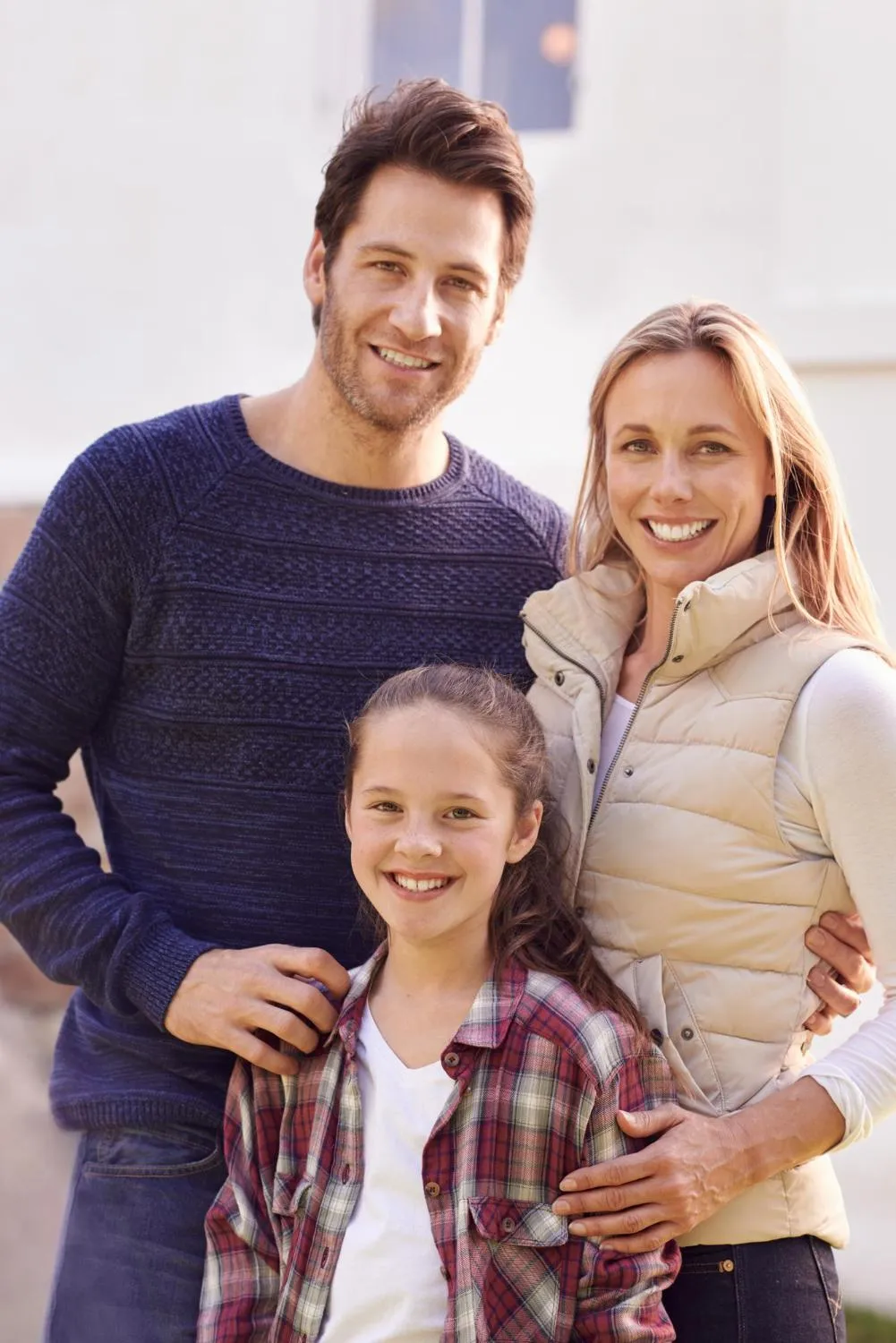 Picture showing happy family satisfied with services of Collective Power in Albemarle County, Virginia State, USA