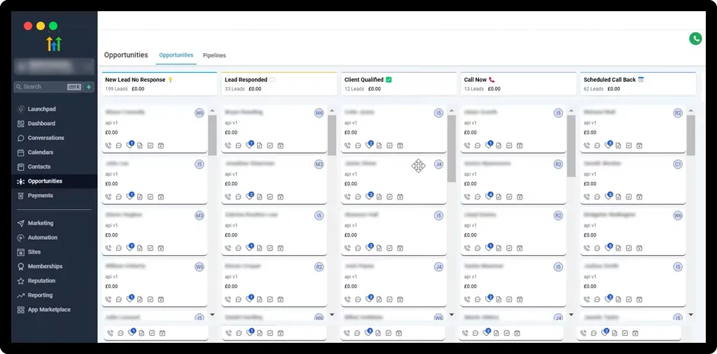 AI database reactivation dashboard
