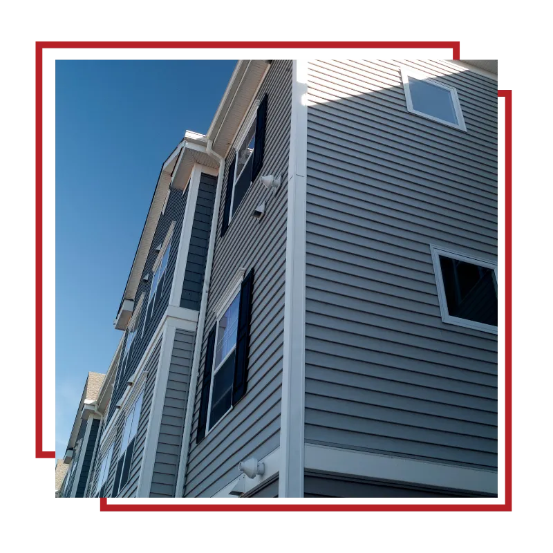 Beautiful curb appeal siding improving the look of a Plymouth, MA house