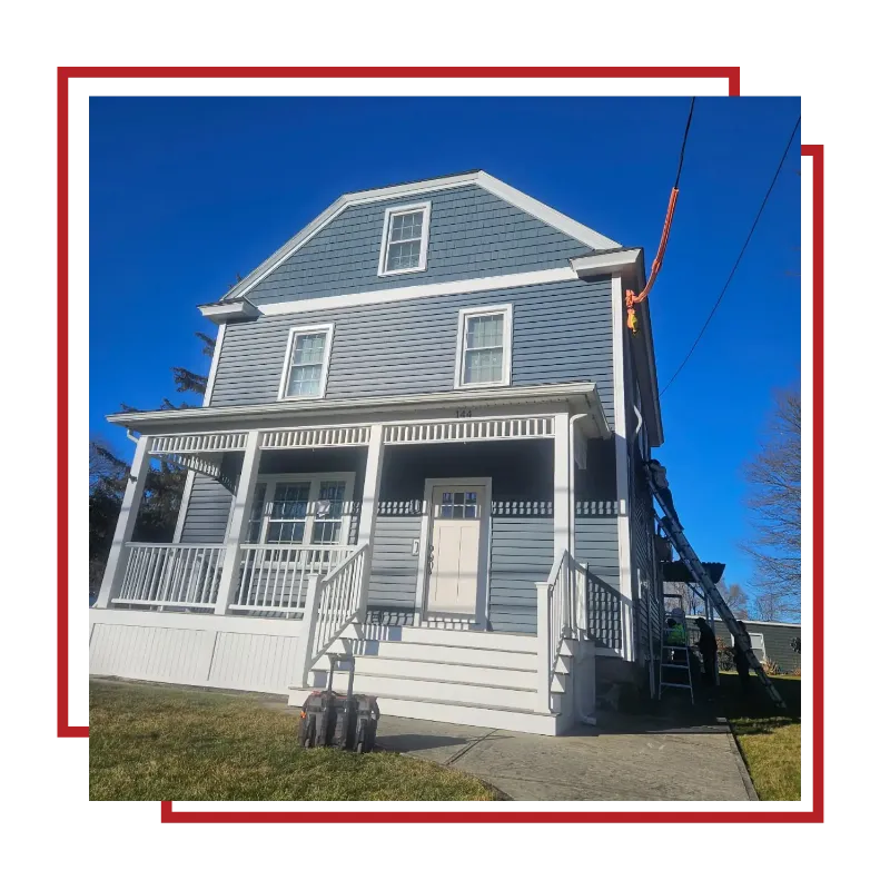 Home exterior with fresh siding installation in Brockton, MA