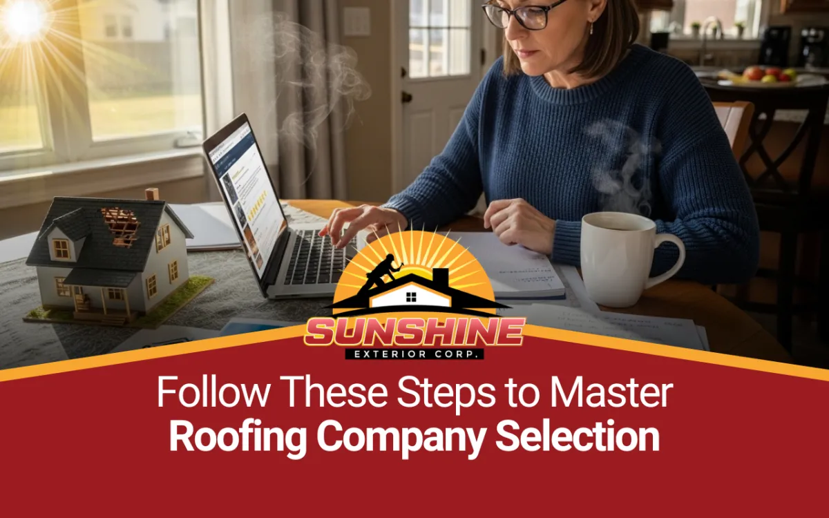 Follow These Steps to Master Roofing Company Selection