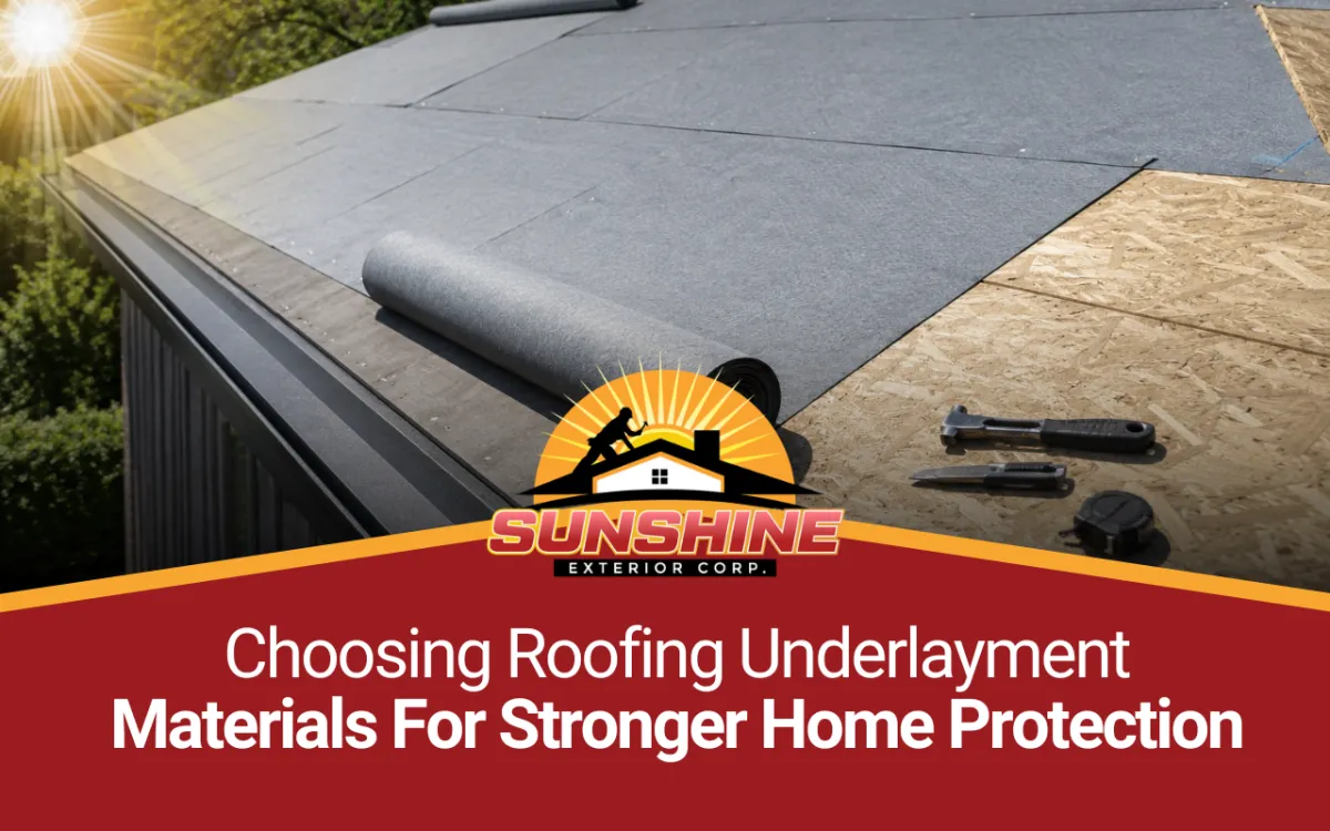 Roofing Underlayment Materials For Better Protection