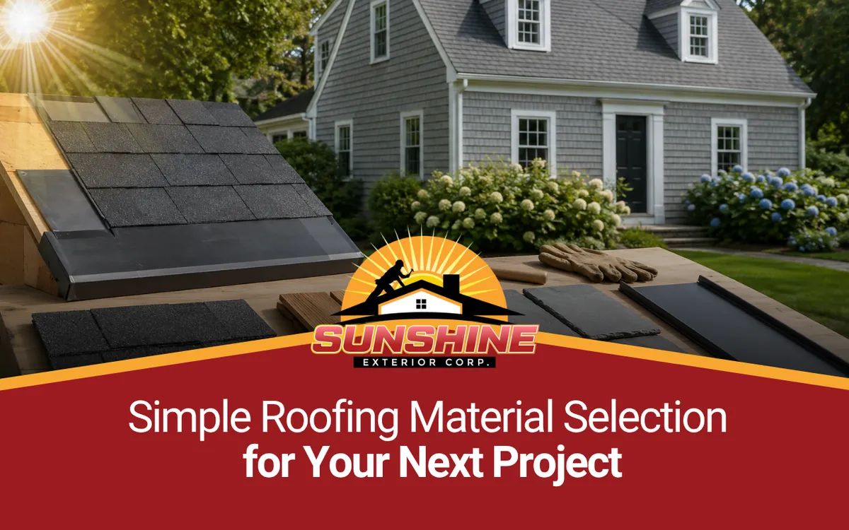 Simple Roofing Material Selection for Your Next Project