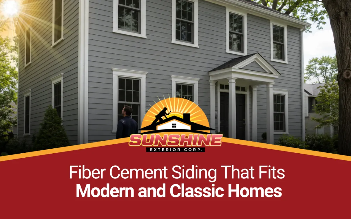 Fiber Cement Siding That Fits Modern and Classic Homes