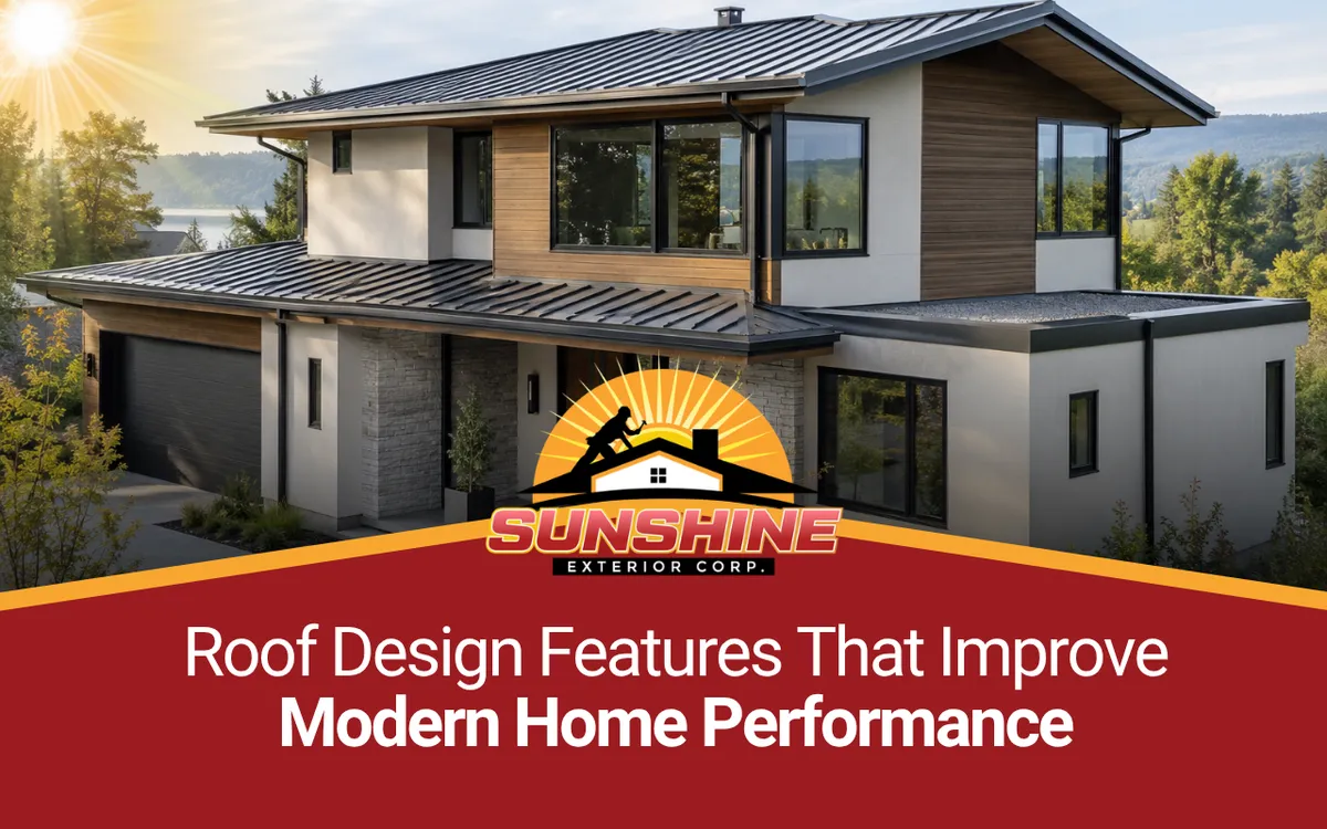 Roof Design Features That Improve Modern Home Performance