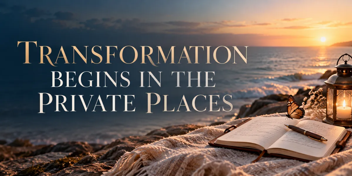 Transformation Begins in the Private Places