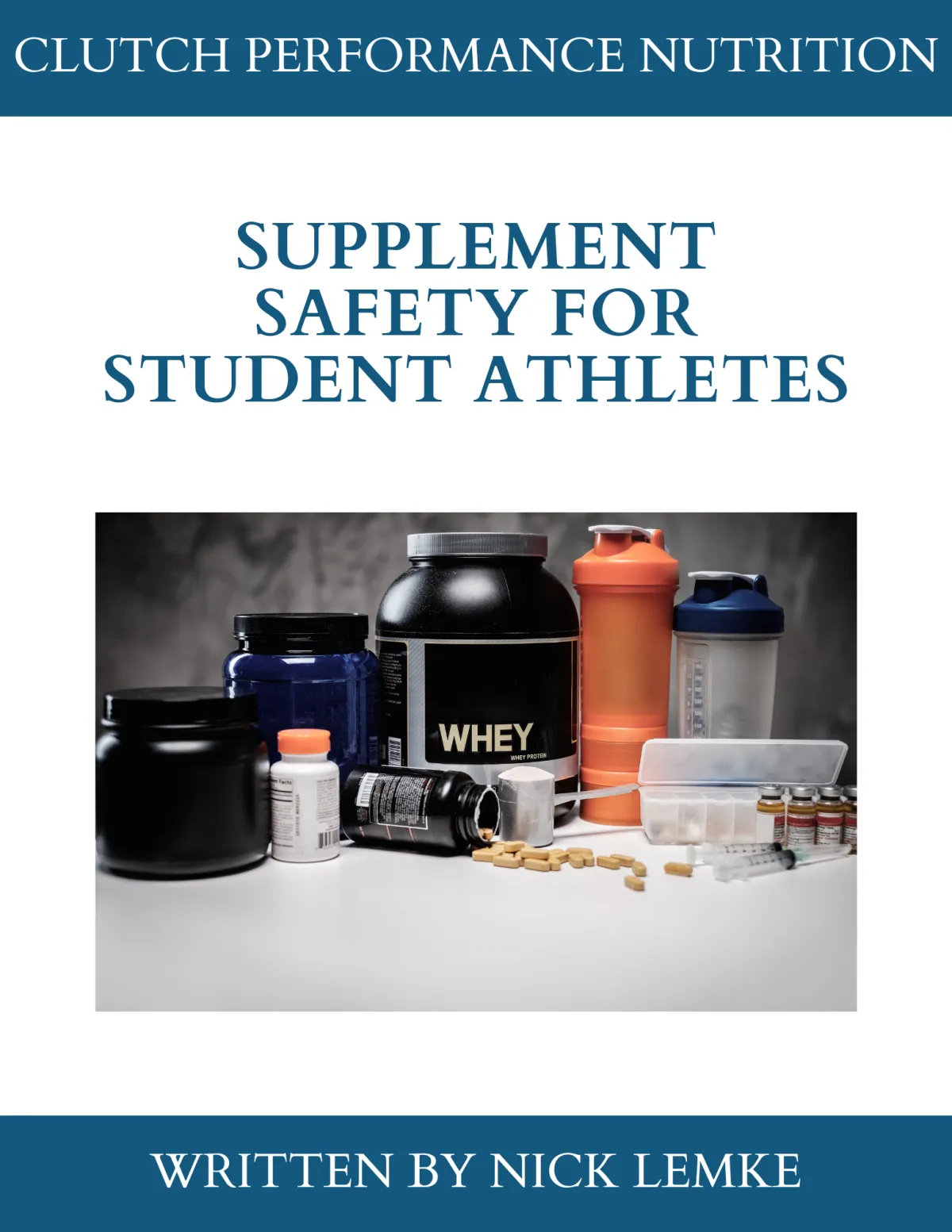 Supplement safety guide for student athletes