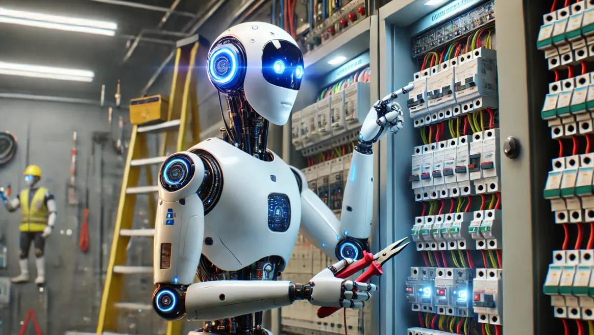 black laptop computer on table