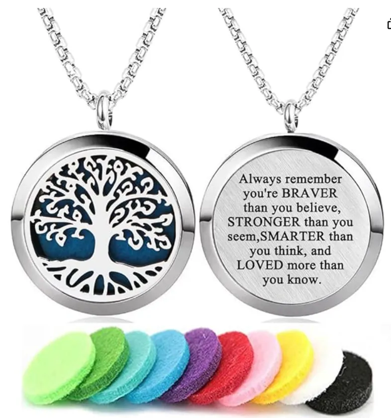 Diffuser Necklace for Calming Test Axiety