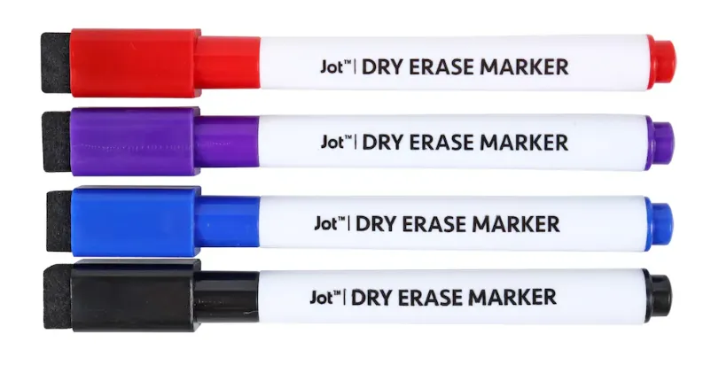 magnetic fine point dry erase markers with erasers for student math practice, Math Toolkit