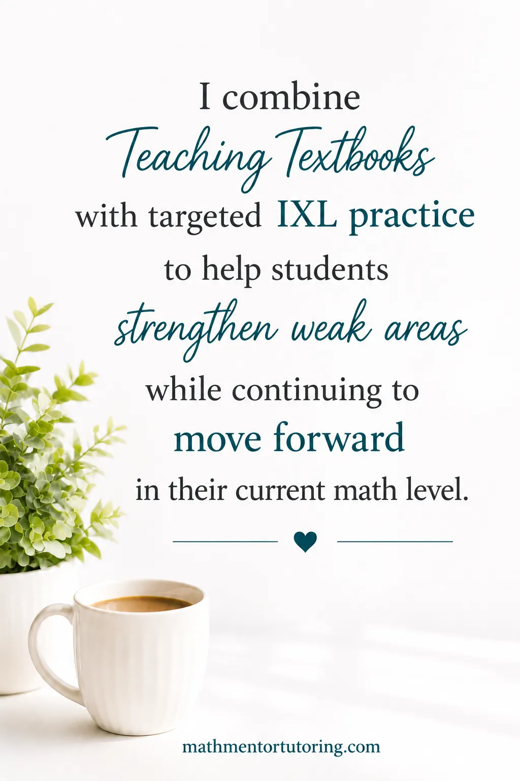 Homeschool math graphic discussing whether Teaching Textbooks is a college prep curriculum, featuring homeschool curriculum guidance from Math Mentor Tutoring