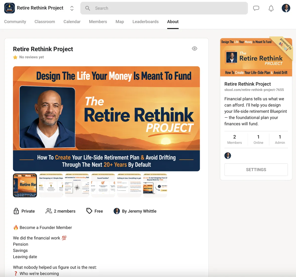 Relaxed retired couple reviewing retirement resources together