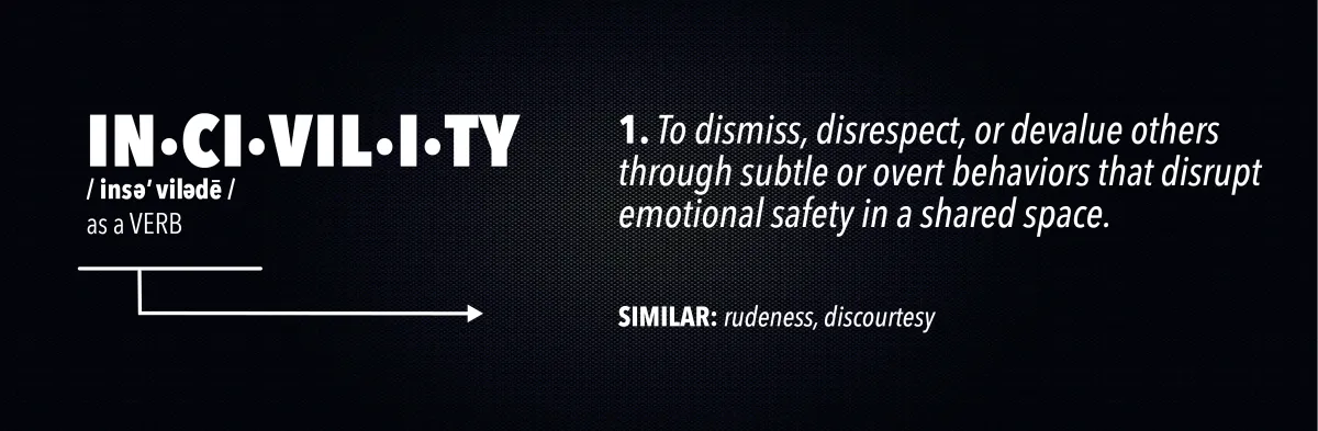 Incivility Defined