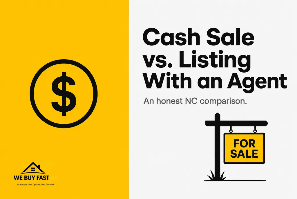 Cash Sale vs. Listing With An Agent: NC Edition