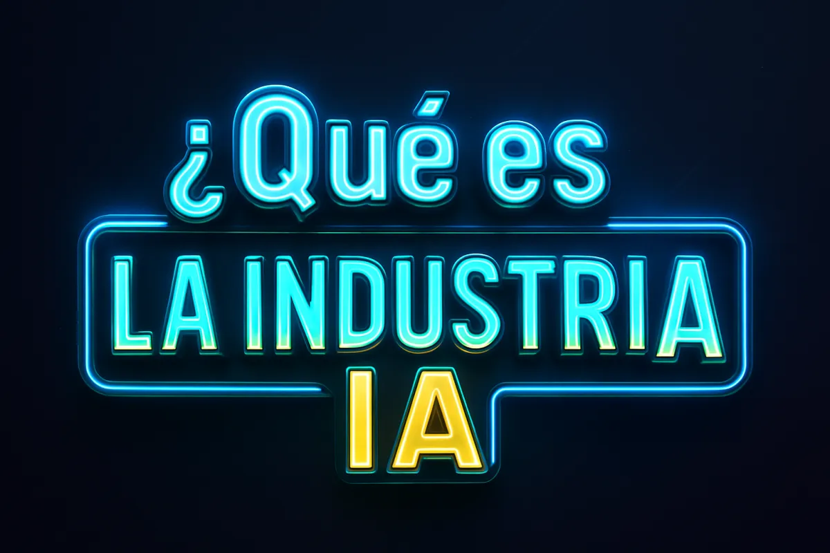 Qué es LA INDUSTRIA IA