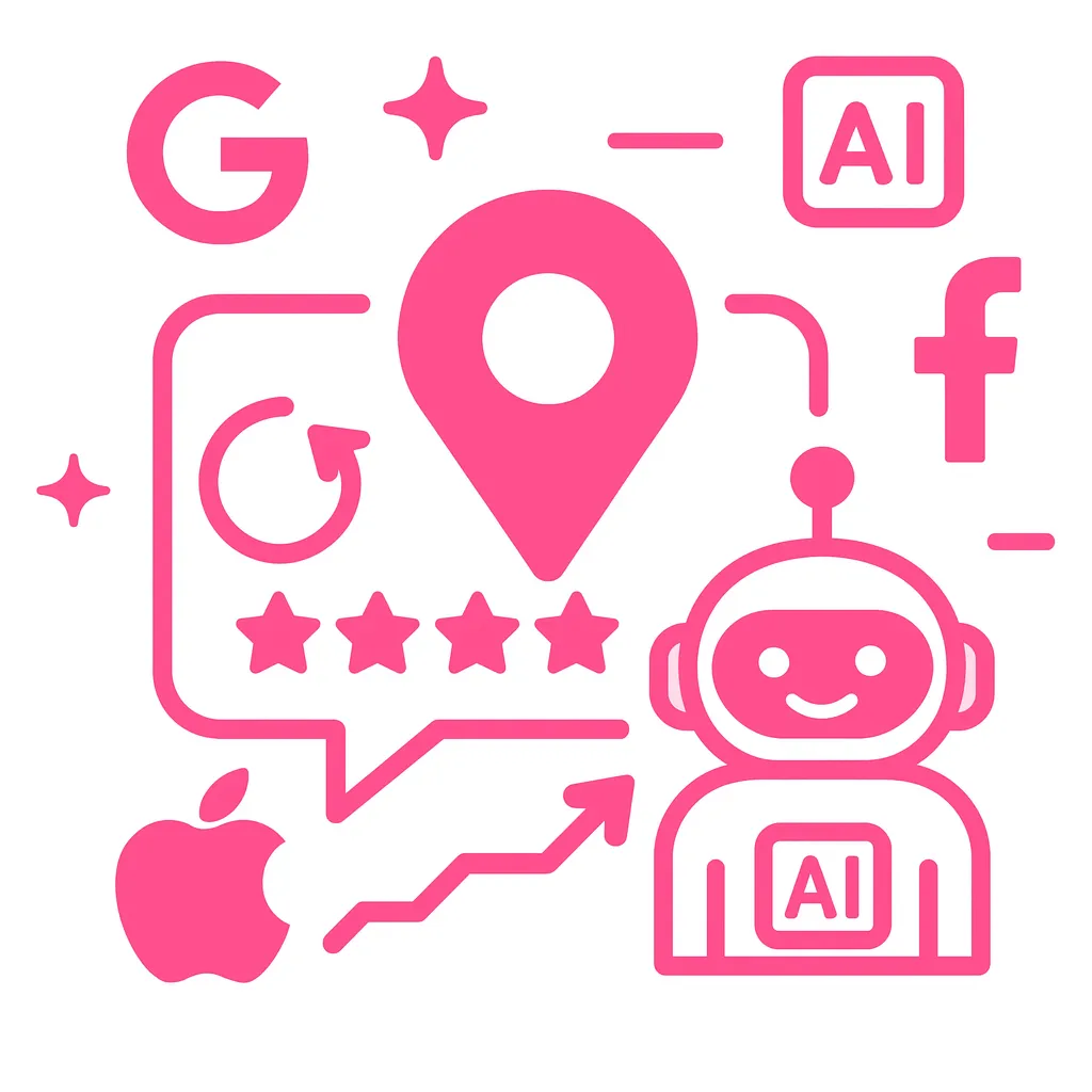 Stay visible on Google, Facebook, Apple Maps, Yelp, and 50+ directories. Our AI-driven system keeps your info up to date and helps you climb the local search ranks—no manual work needed.