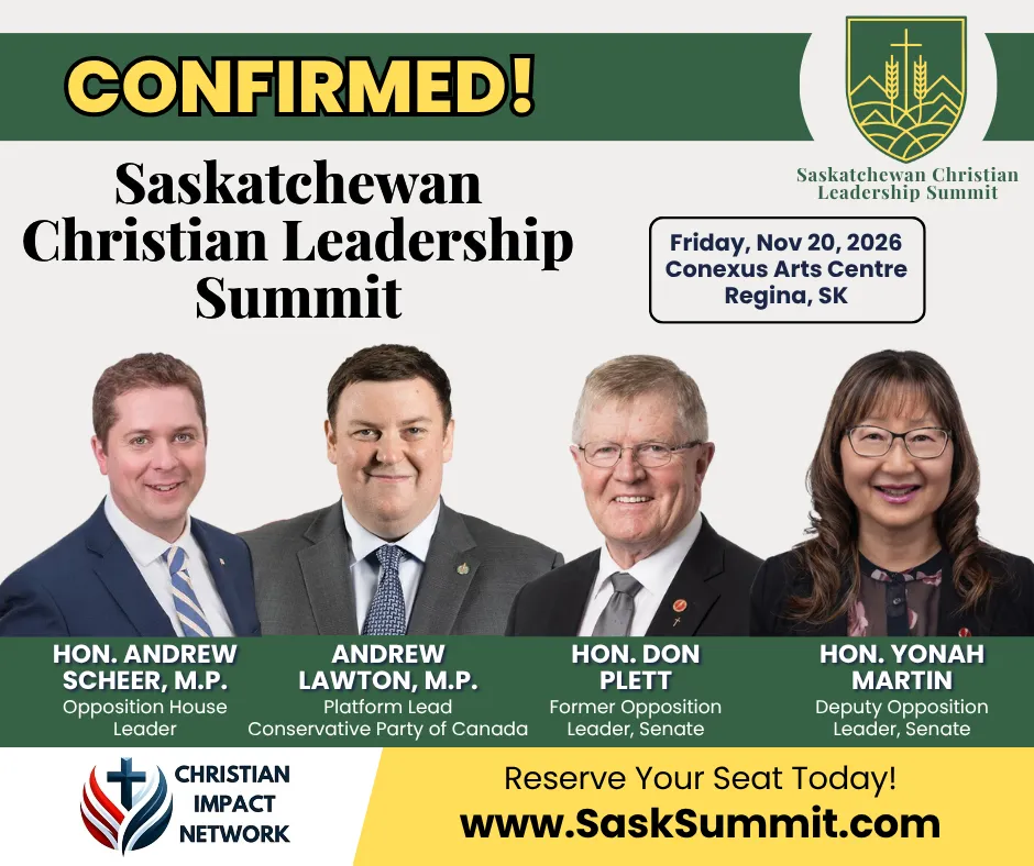 Saskatchewan Christian Leadership Summit — federal guests — November 20, 2026