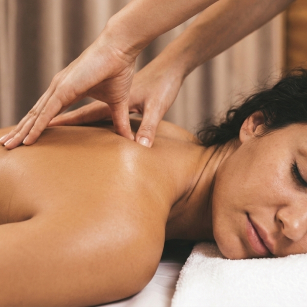 Upper body massage at Aya Thai Massage and Wellness