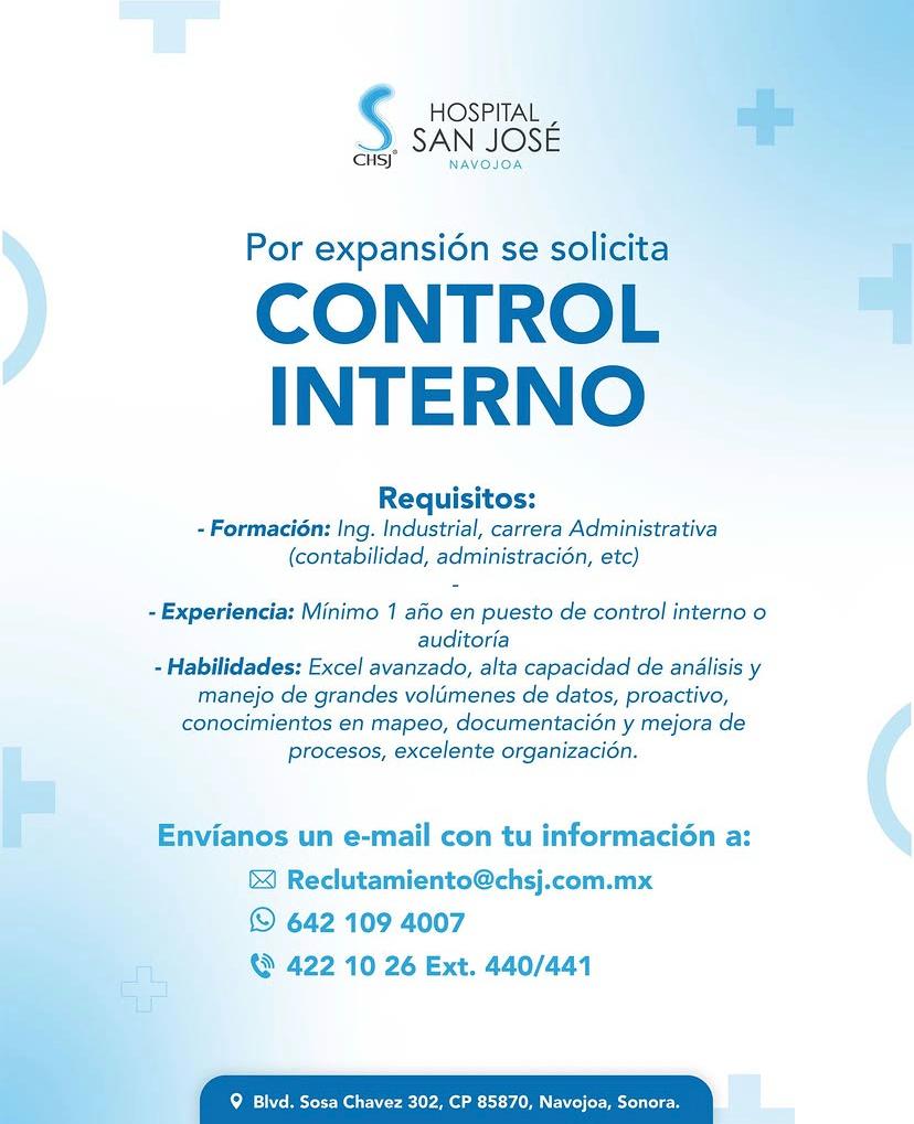 Control Interno - Hospital San José