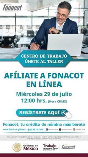 Afíliate a FONACOT en linea