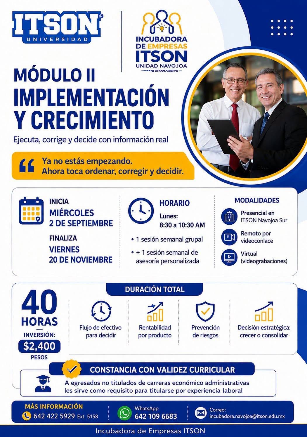 Módulo: Implementacion y Crecimiento