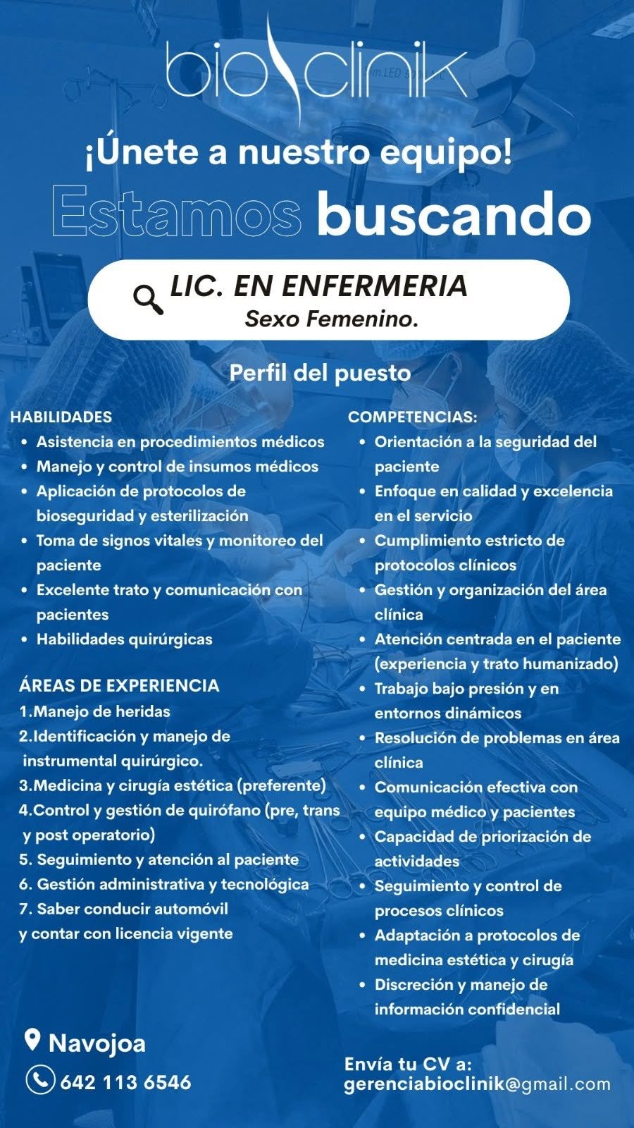 Lic. en Enfermeria