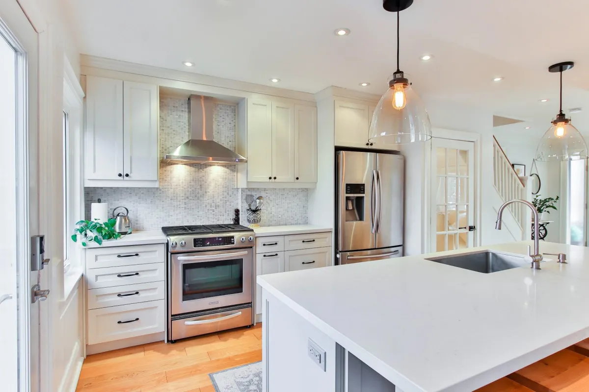 remodeled kitchen by scranton pa contractor timber peak builders