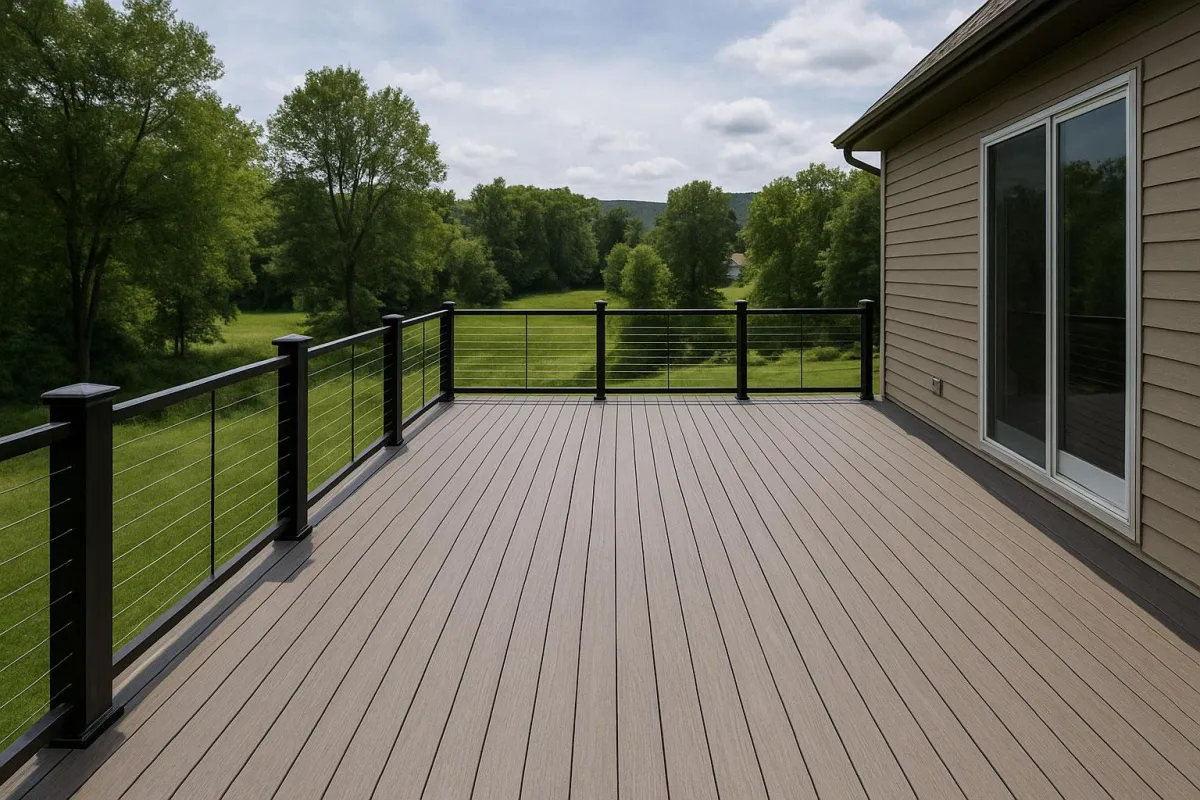 decks by scranton pa contractor timber peak builders