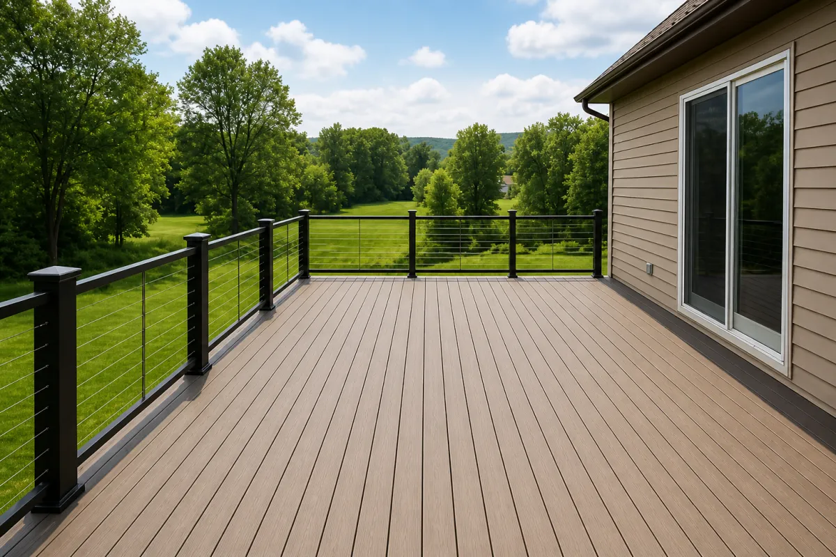 decks by scranton pa contractor timber peak builders