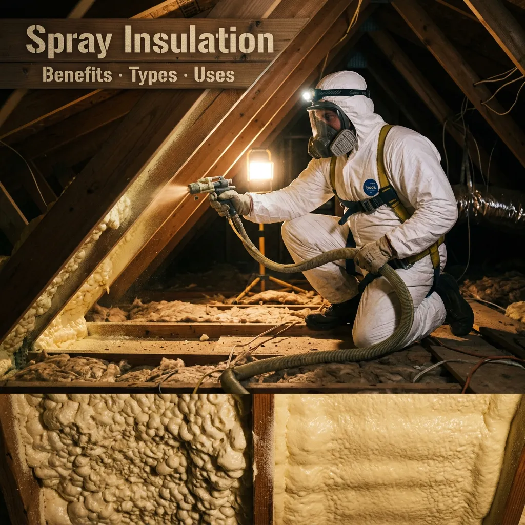 Residential Spray Insulation: Benefits, Types, and Applications