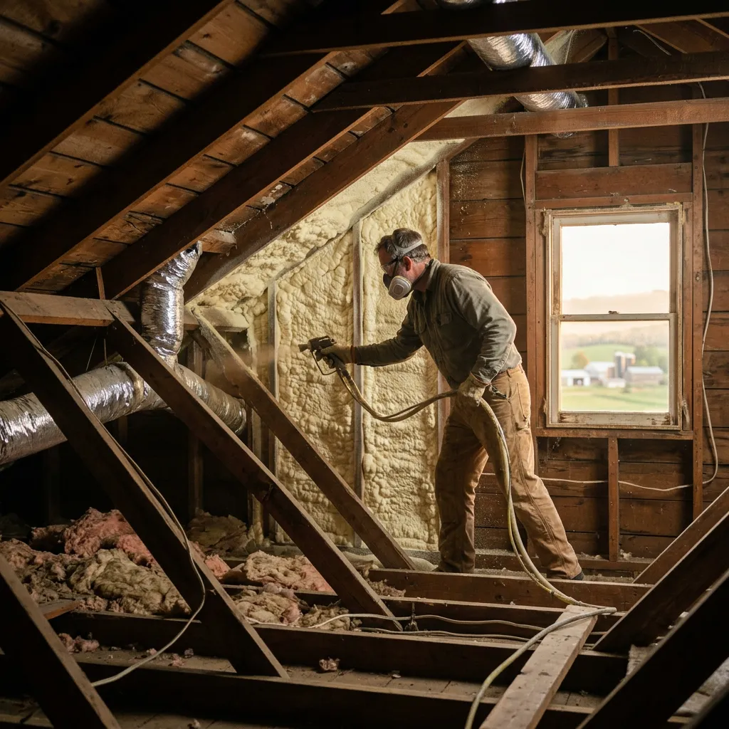 Spray Foam Insulation in Lancaster, Wisconsin: Benefits and Applications