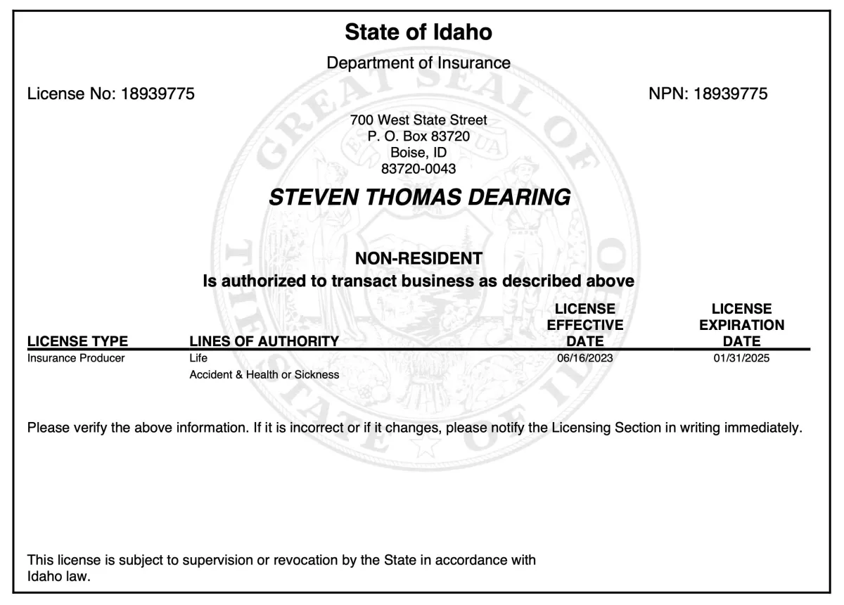 state license