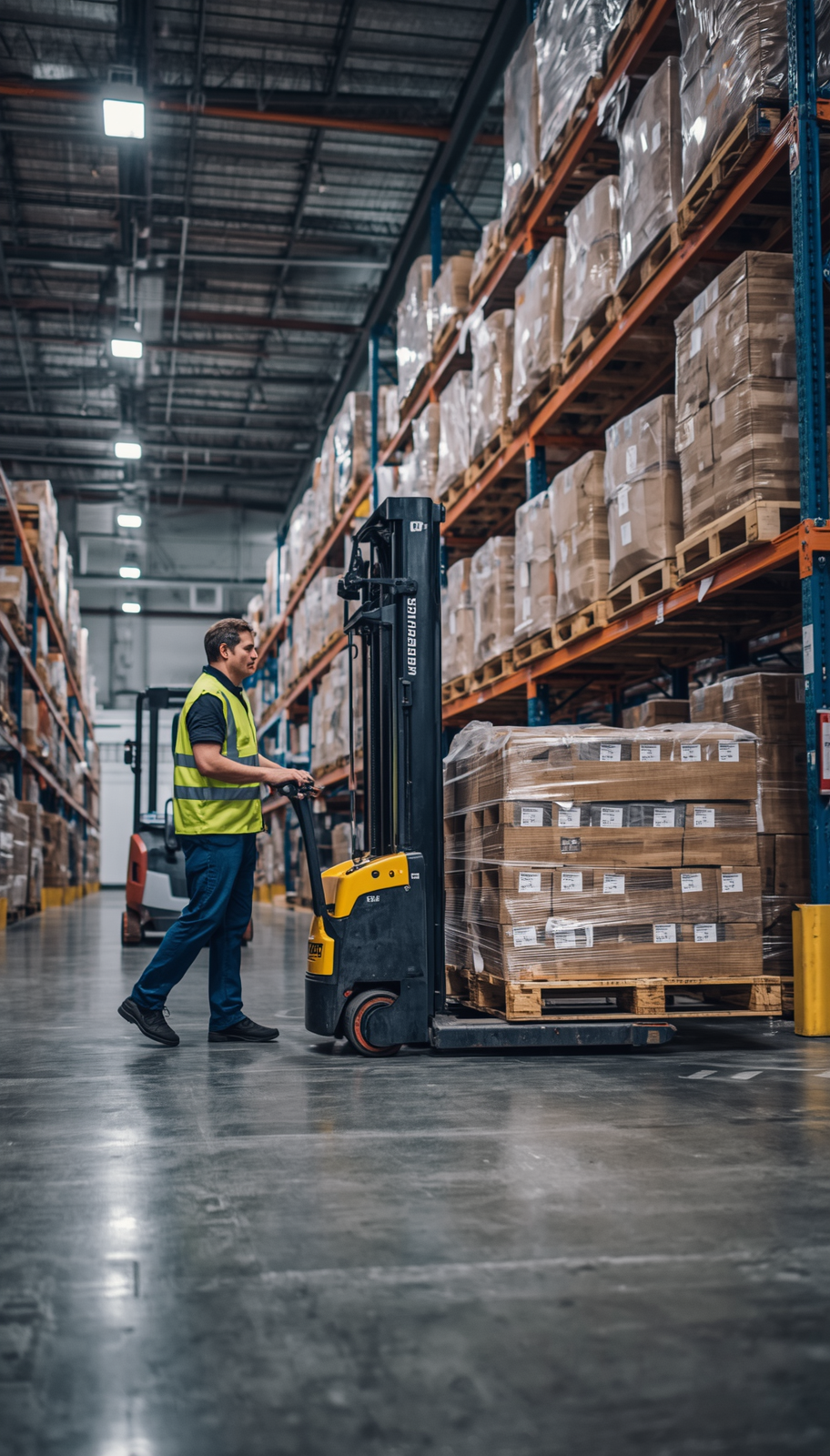 Manufacturing business owner reviewing financials before sale
