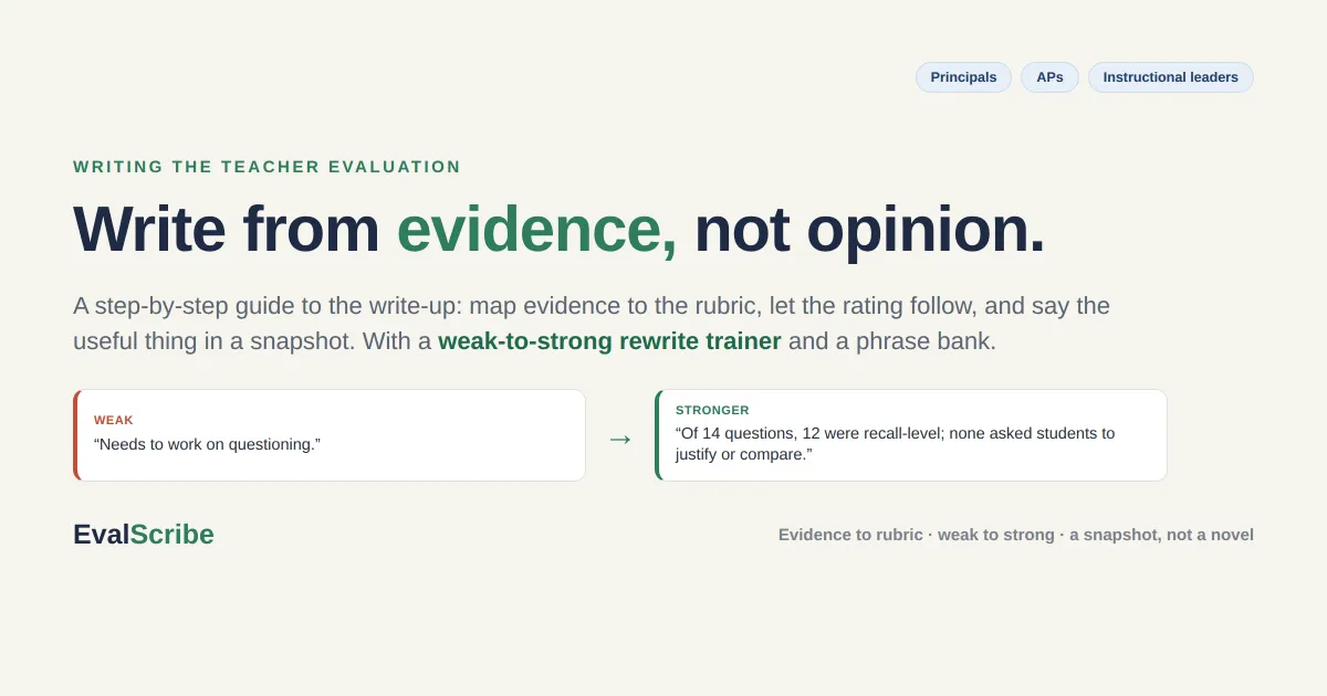 How to Write a Teacher Evaluation: A Step-by-Step Guide (With Examples)