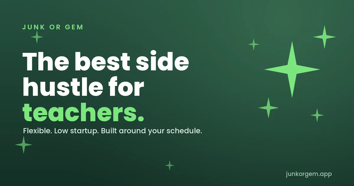 Is Reselling a Good Side Hustle for Teachers?