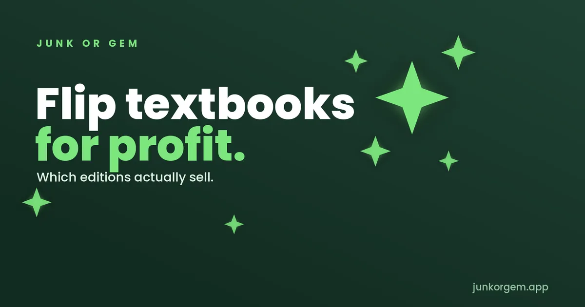 How to Flip Textbooks for Profit