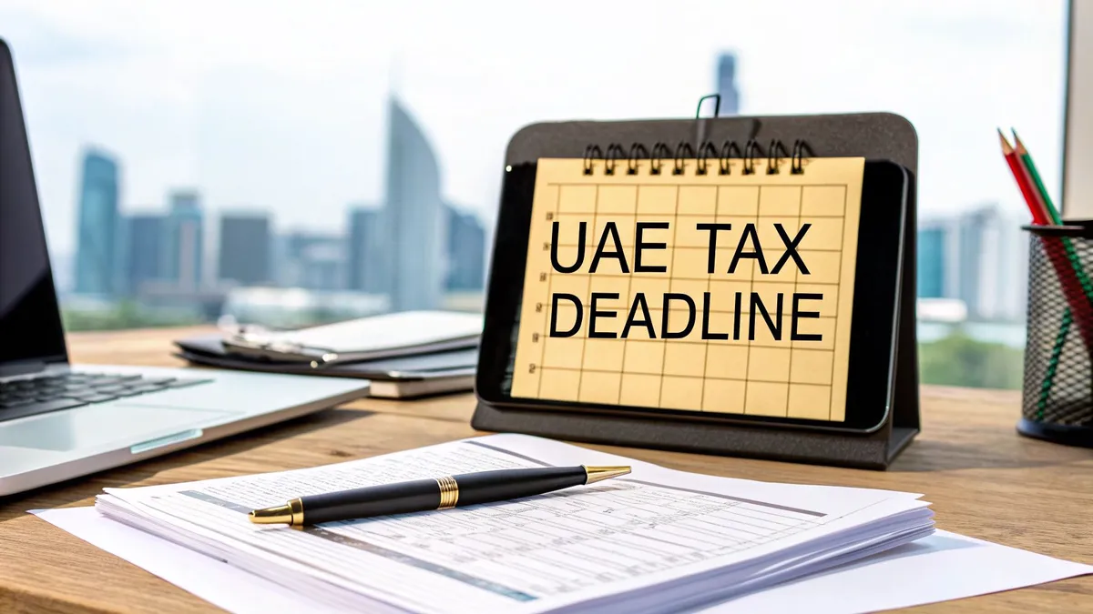 UAE Corporate Tax Registration Deadline Guide