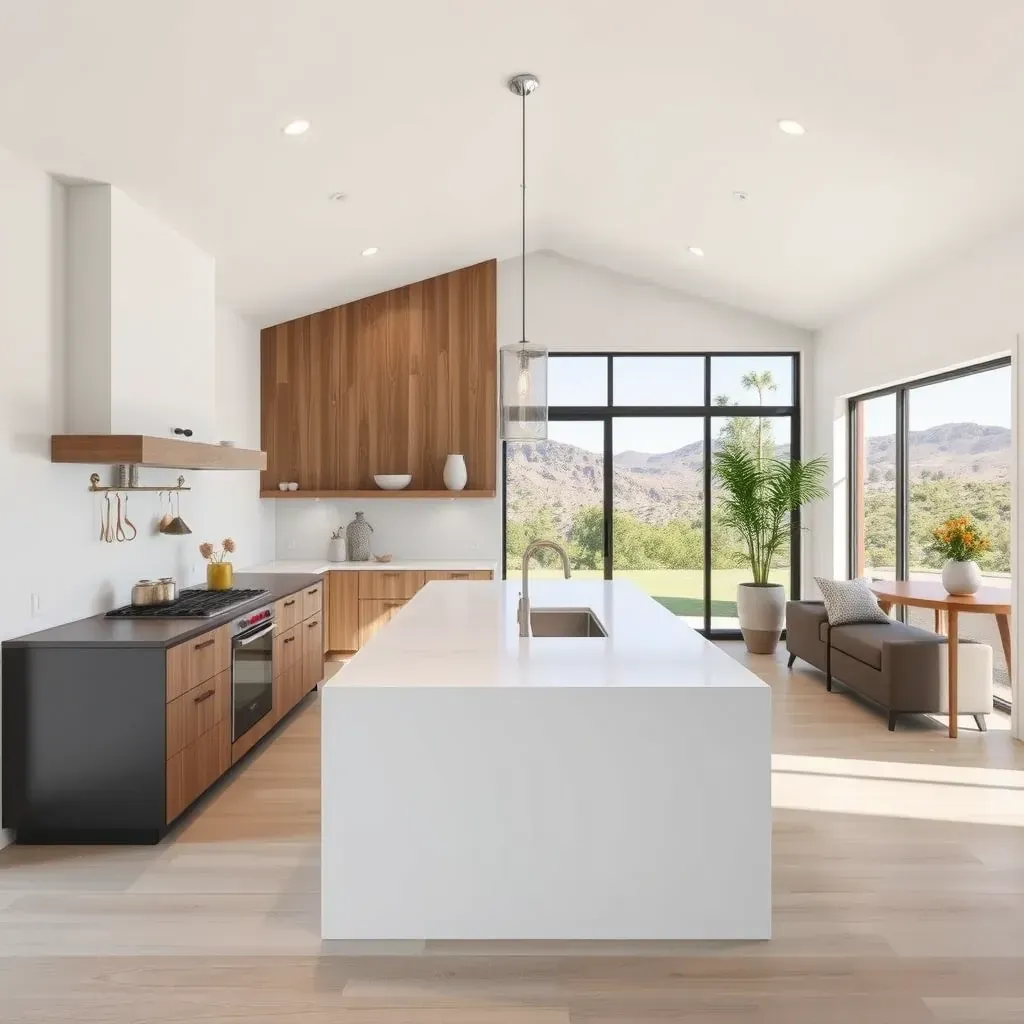 A detailed depiction of home remodeling in Black Mountain Ranch, CA, showcasing modern design, vibrant landscaping, and construction activity.