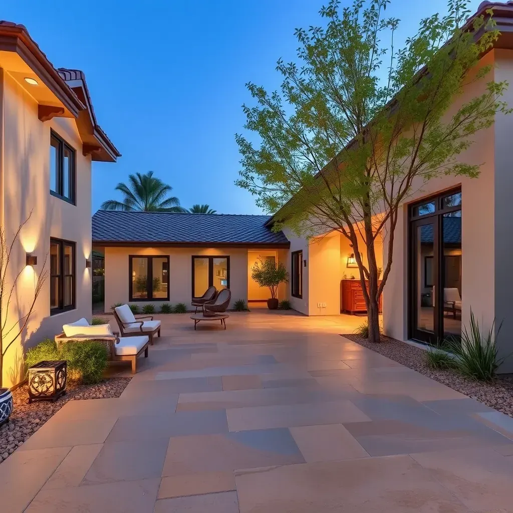 Remodeled Deer Springs, CA home with new stone front, modern fixtures, landscaping, tools, and ongoing renovation activity.