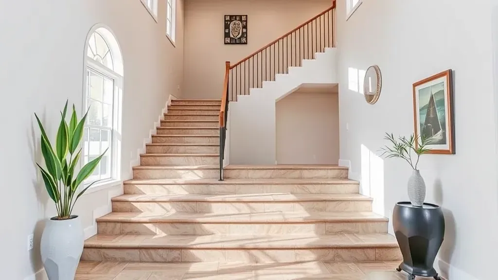 Stairs remodeling project showcasing modern design in Vista, CA