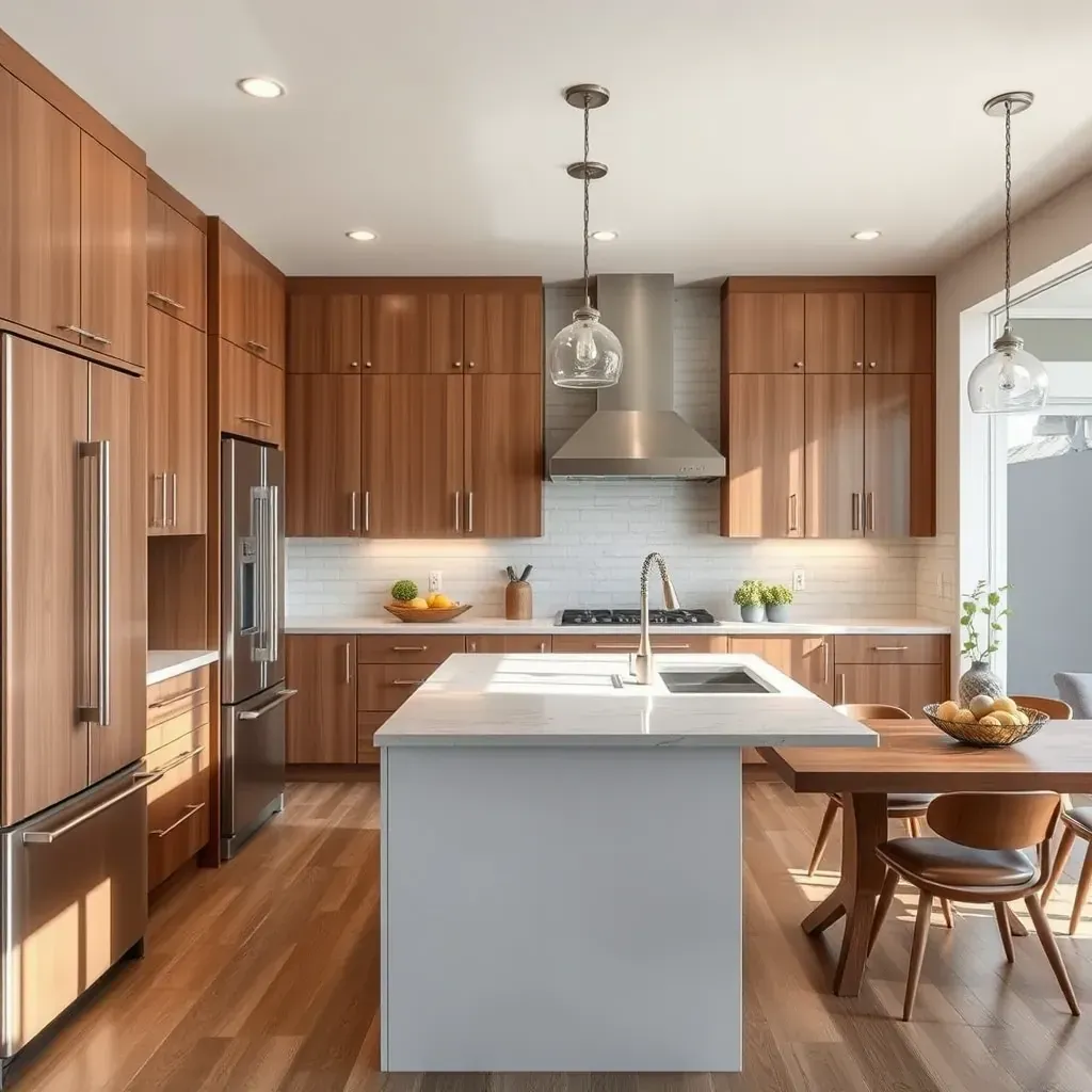 Beautiful modern kitchen in 4S Ranch, CA with open layout, natural light, California-style finishes, and stylish cabinetry.