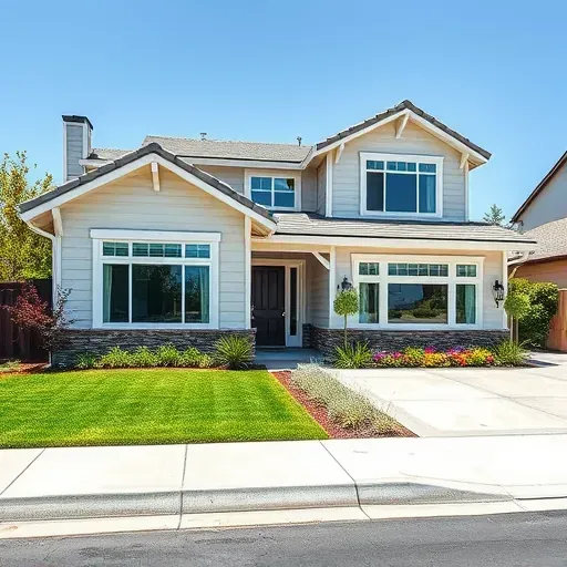 Completed home remodeling in Vista, CA featuring modern design, fresh paint, and updated landscaping elements.