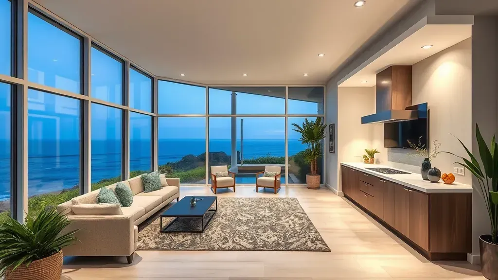 Home Remodeling in Encinitas, CA featuring a modern kitchen renovation with sleek cabinetry and updated appliances.