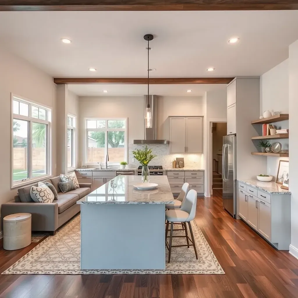 A stunning before-and-after remodeling of a home in Hidden Meadows, CA, showcasing updated architecture and landscape features.