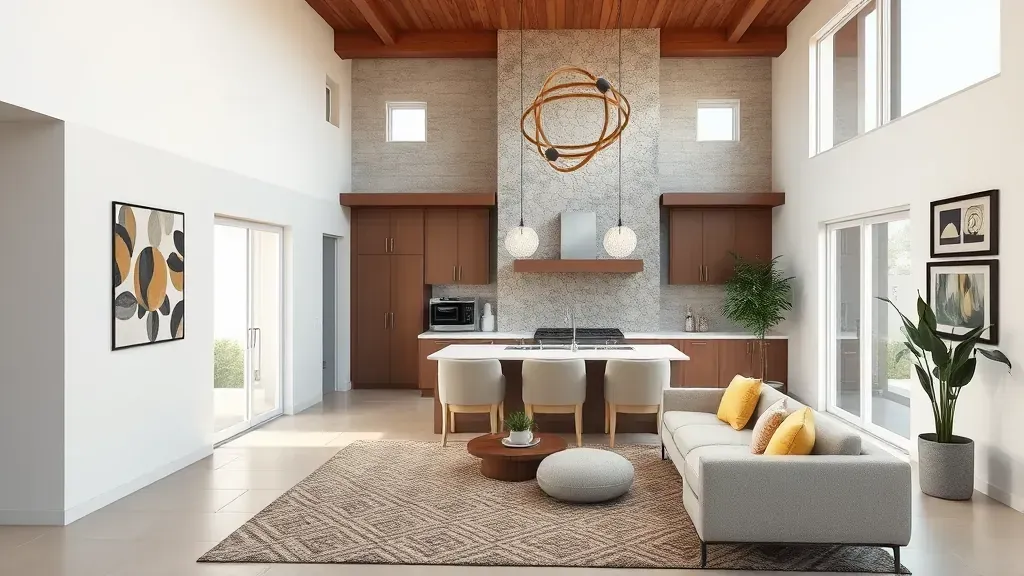 Home Remodeling in Pala Mesa, CA showcasing modern kitchen and living space renovations.