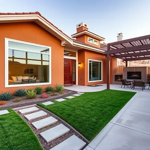 Home remodeling project in Vista, CA showcasing a beautifully renovated living space with modern design elements.