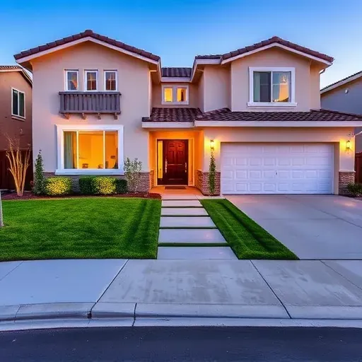Completed home remodeling project in Vista, CA featuring elegant design and modern finishes without people present