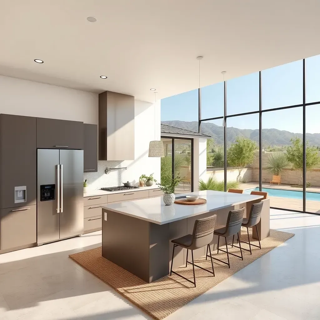 Remodeled modern home in Olivenhain, CA, with native plants, fresh siding, large windows, and active construction details.