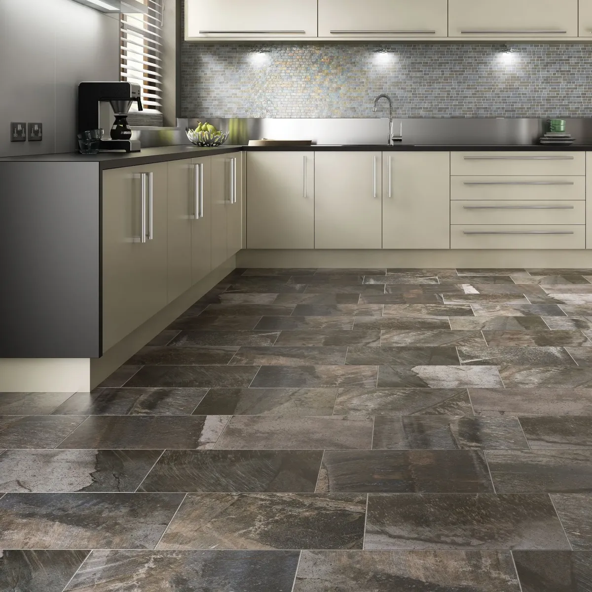 Finished polished hardwood flooring in a bright Vista CA room with natural light, modern furniture, and stylish decor